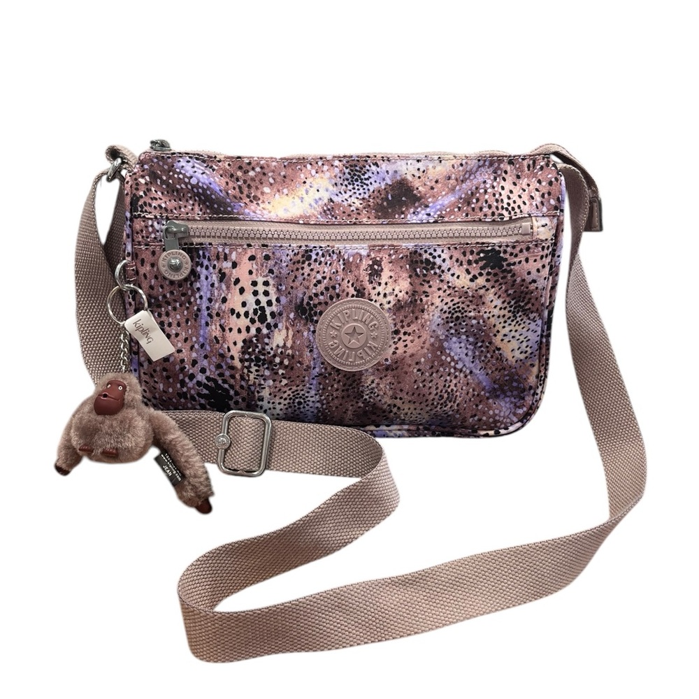 Kipling Metallic Mauve Multi-Color Crossbody Bag